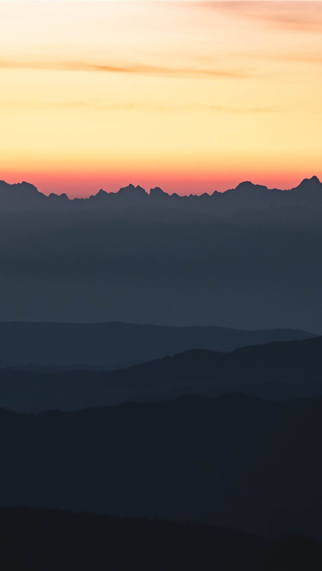 640x1136 Sunrise Vercors - mountain iPhone Wallpaper