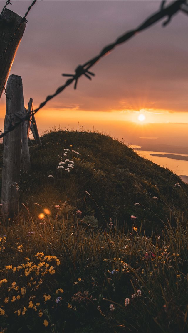 640x1136 panoramic mountain view - sunrise iPhone Wallpaper