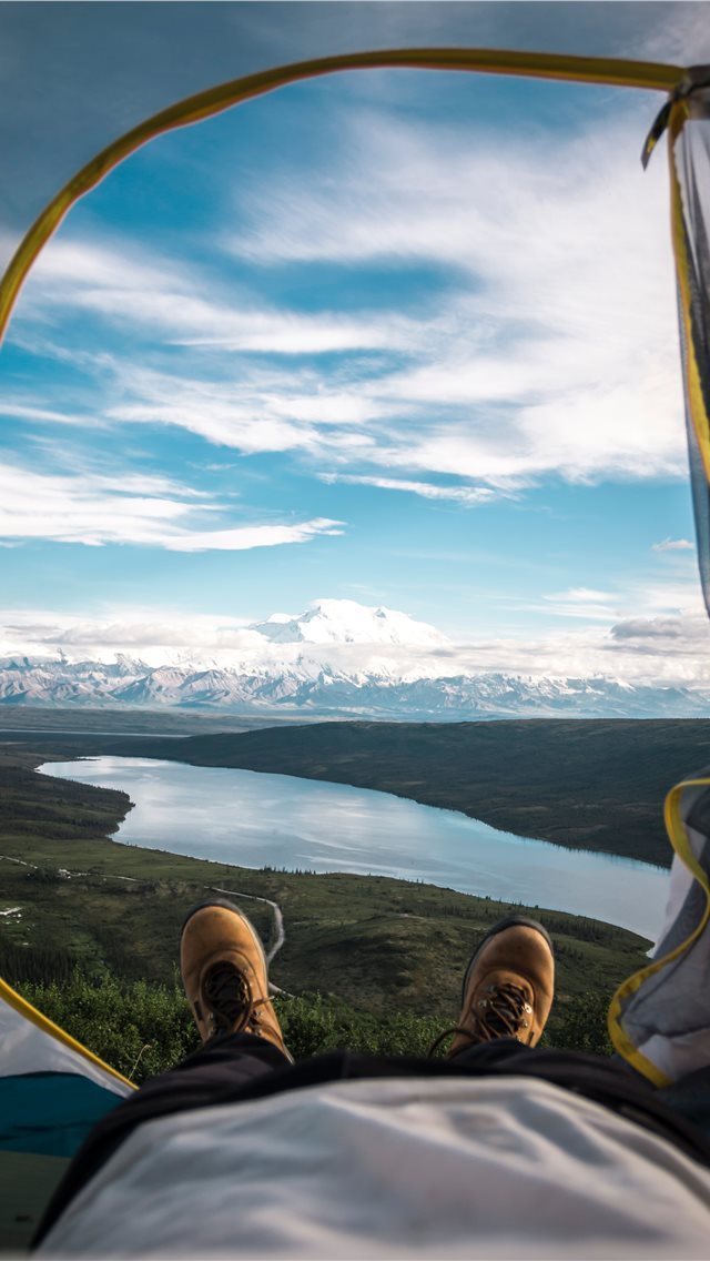 640x1136 Sleeping Giant - camping iPhone Wallpaper