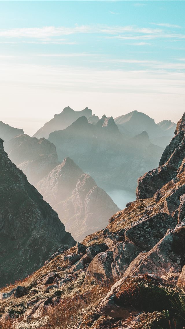 640x1136 Rock layers - sunrise iPhone Wallpaper