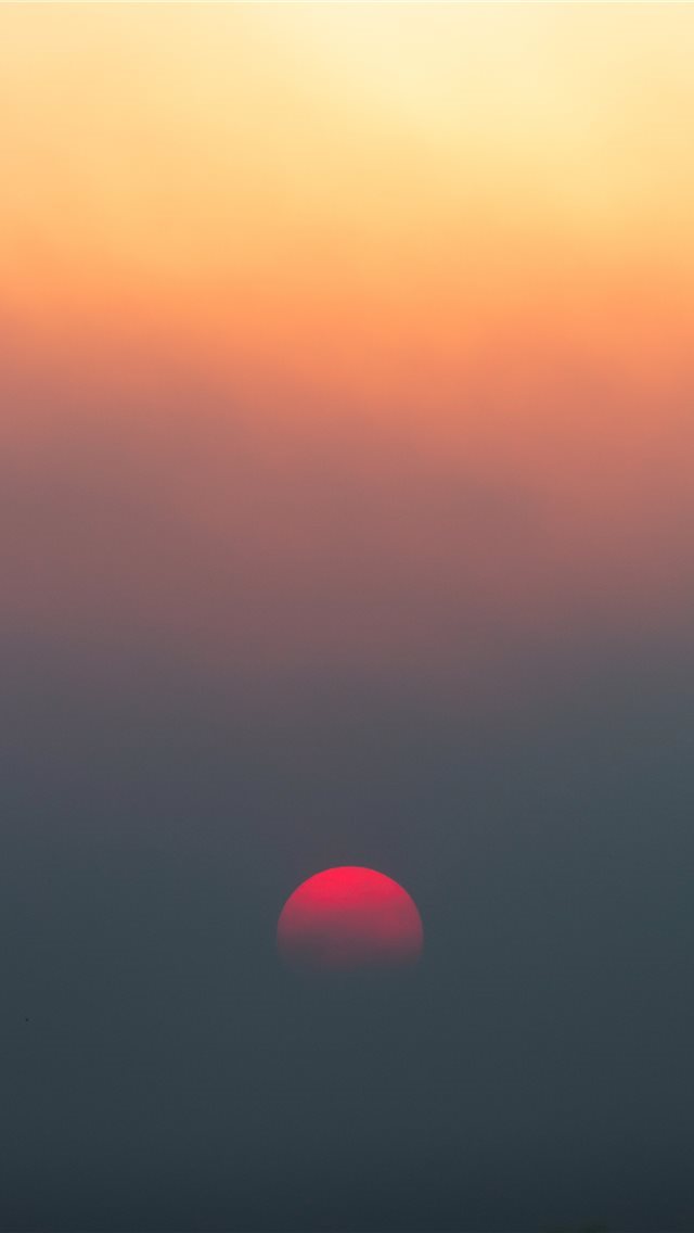 640x1136 Burning sky - sunset iPhone Wallpaper
