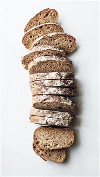 Homemade bread with walnuts wallpaper