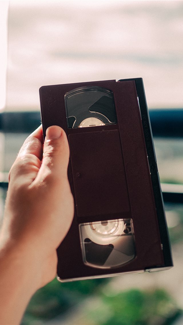 640x1136 VHS tape I found on my bedroom - holding iPhone Wallpaper