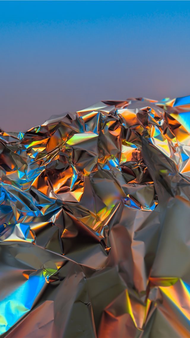 640x1136 Abstract Iridescent Mountain - texture iPhone Wallpaper