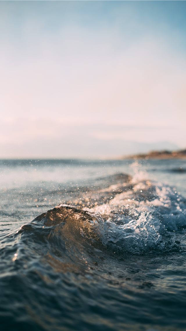 640x1136 Little wave - natural iPhone Wallpaper
