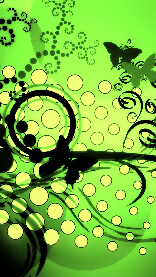 640x1136 Butterflies 2 - roundness iPhone Wallpaper