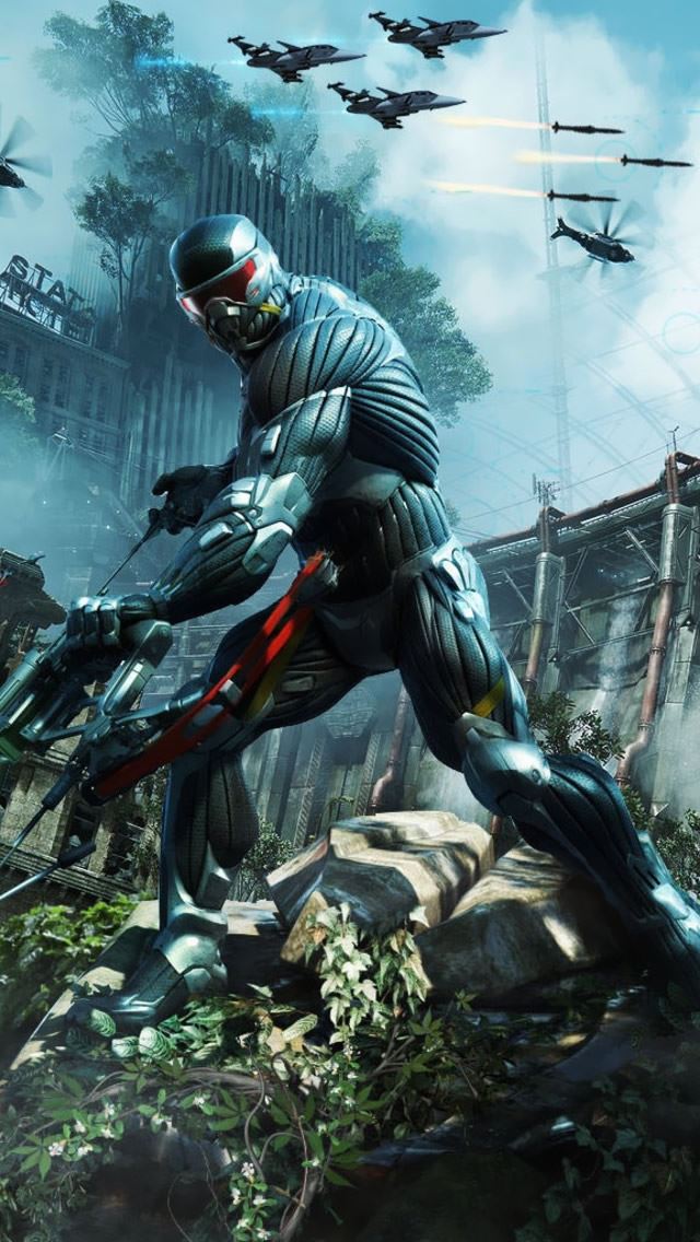 640x1136 Crysis 3 -  iPhone Wallpaper