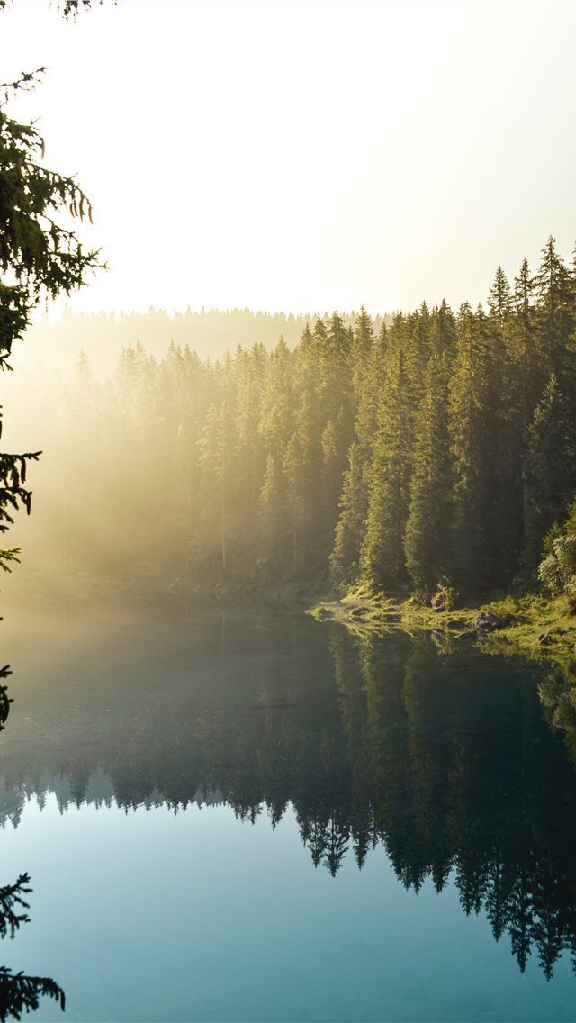 640x1136 Leave the morning light on - lake iPhone Wallpaper