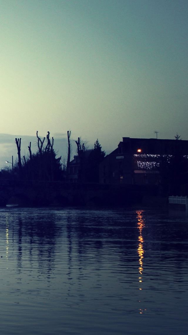 640x1136 River 10 - house iPhone Wallpaper