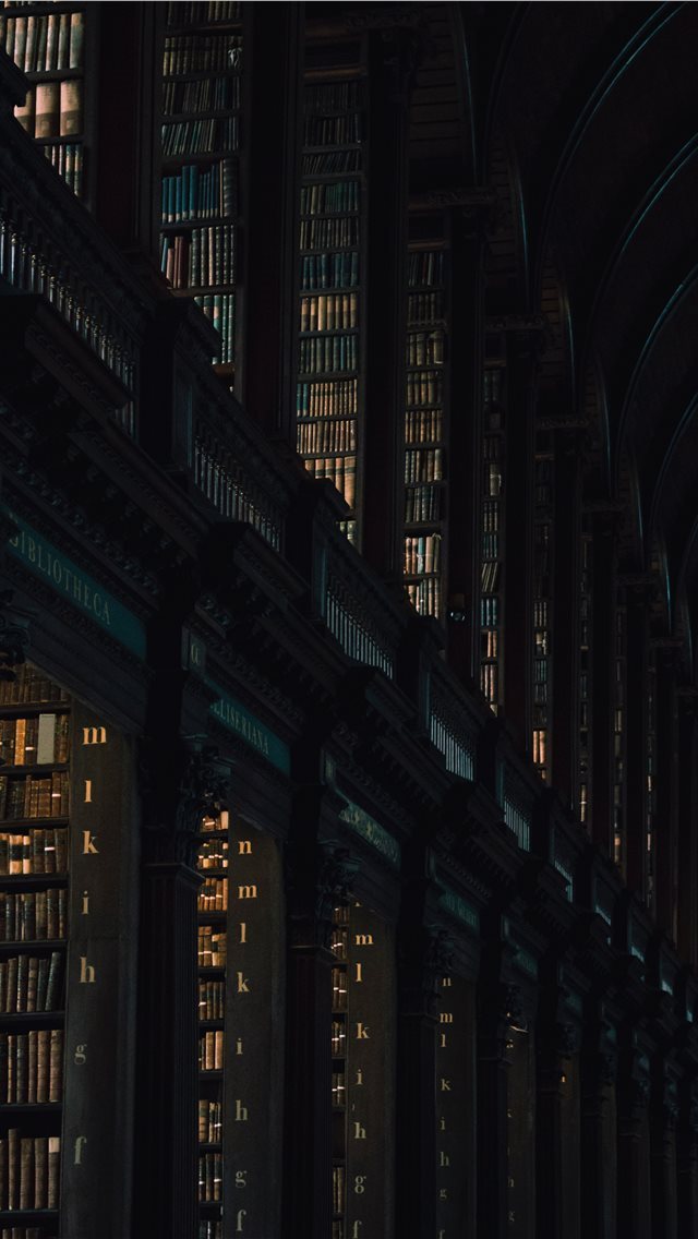 640x1136 The Library of Trinity College - school iPhone Wallpaper