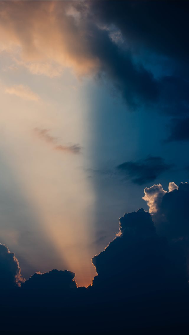 640x1136 sunset - clouds iPhone Wallpaper