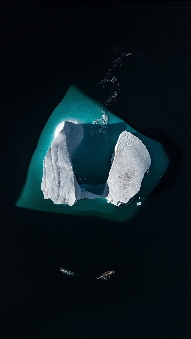 640x1136 Iceberg in the Arctic  from above - iceberg iPhone Wallpaper