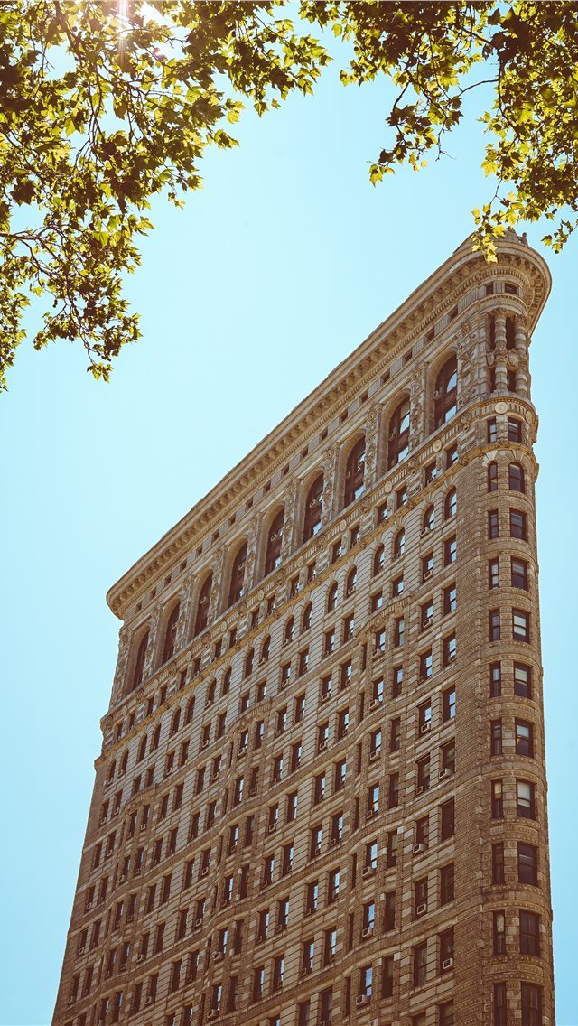 640x1136 flat iron building - landmark iPhone Wallpaper