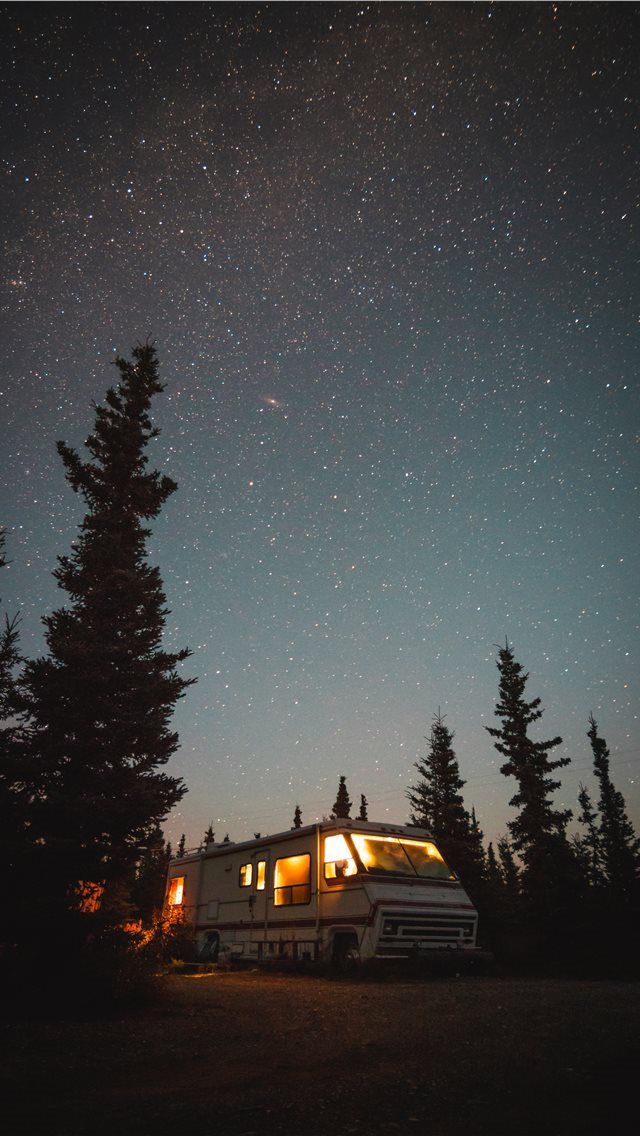 640x1136 Lost in the Woods - van iPhone Wallpaper