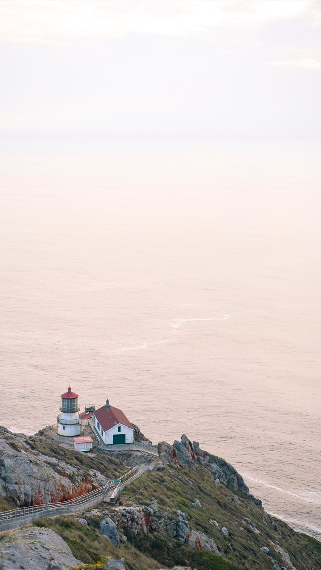 The Point Reyes Lighthouse Visitor Center  Inverne... iPhone wallpaper 