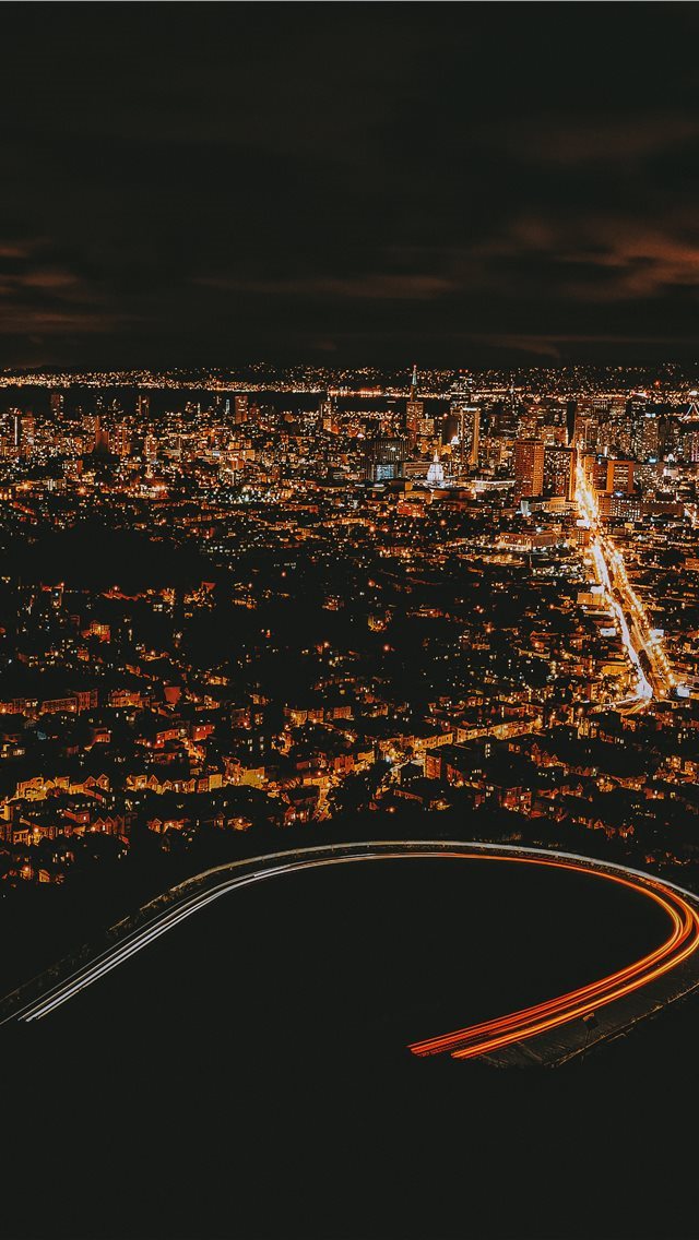 640x1136 San Francisco - nighttime iPhone Wallpaper