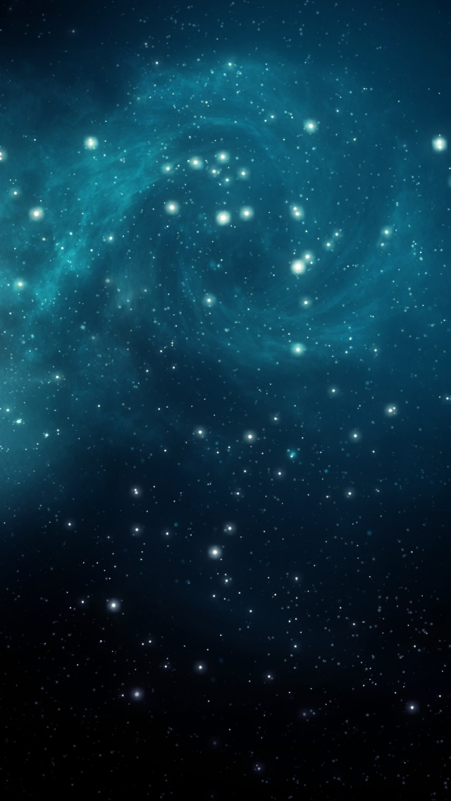 Blue Galaxy 3 Iphone Wallpapers Free Download