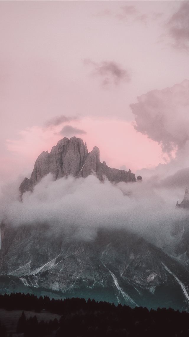 640x1136 Pink Blue Hour - peak iPhone Wallpaper