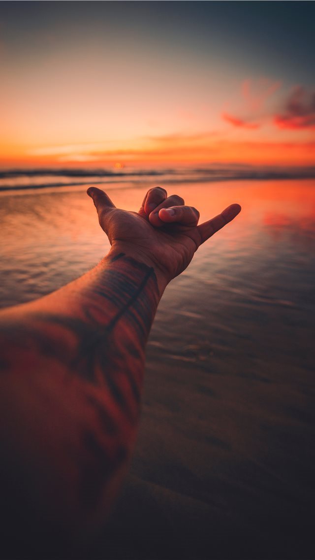 640x1136 Hang  Loose - hand iPhone Wallpaper