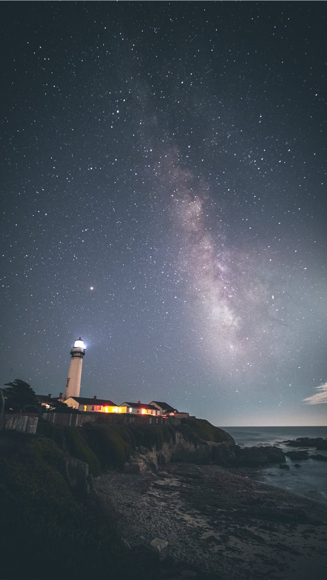 640x1136 Worlds collide - milky way iPhone Wallpaper