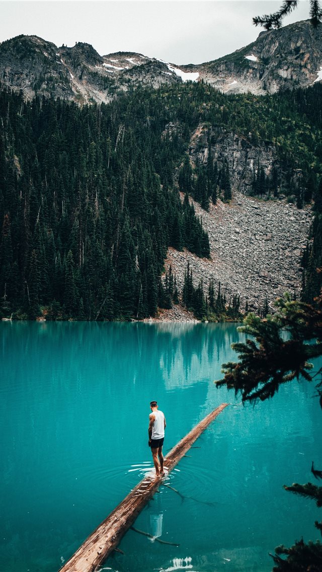 640x1136 Cerulean Lakes - blue water iPhone Wallpaper