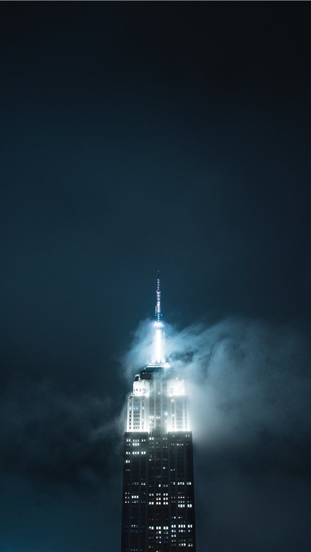 640x1136 Shrouded by the fog - urban iPhone Wallpaper