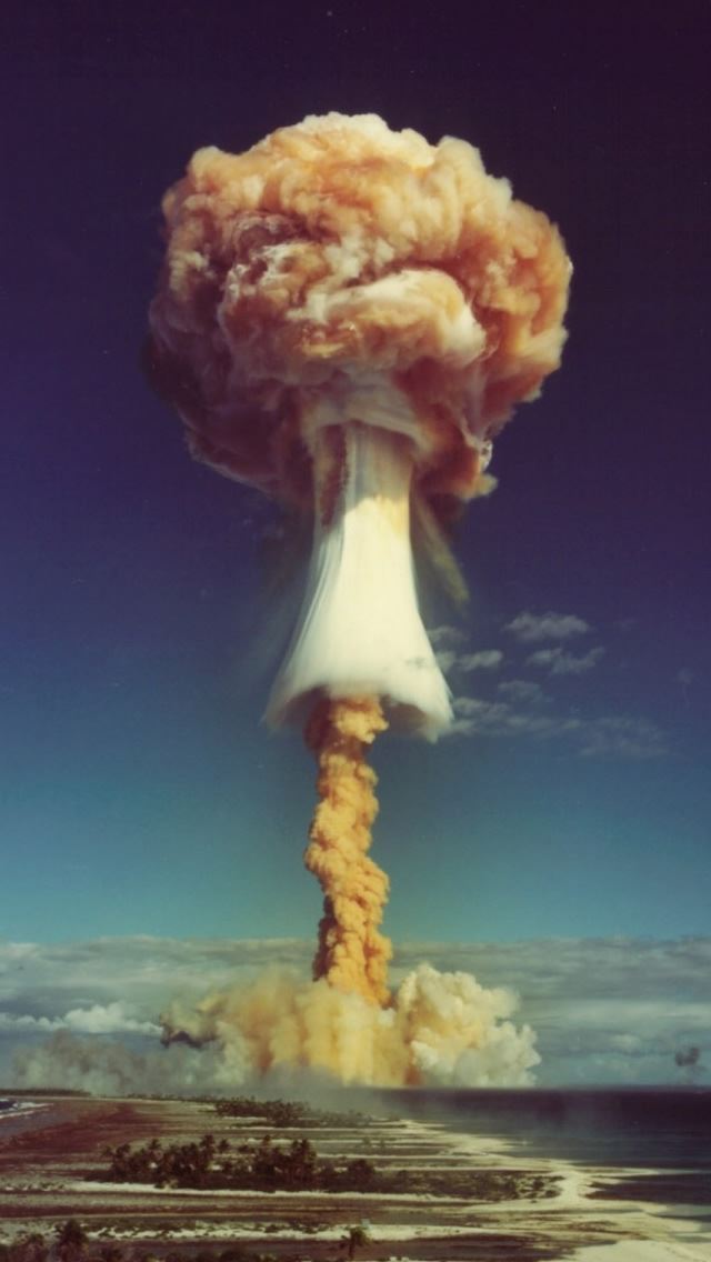 640x1136 Atomic Bomb -  iPhone Wallpaper