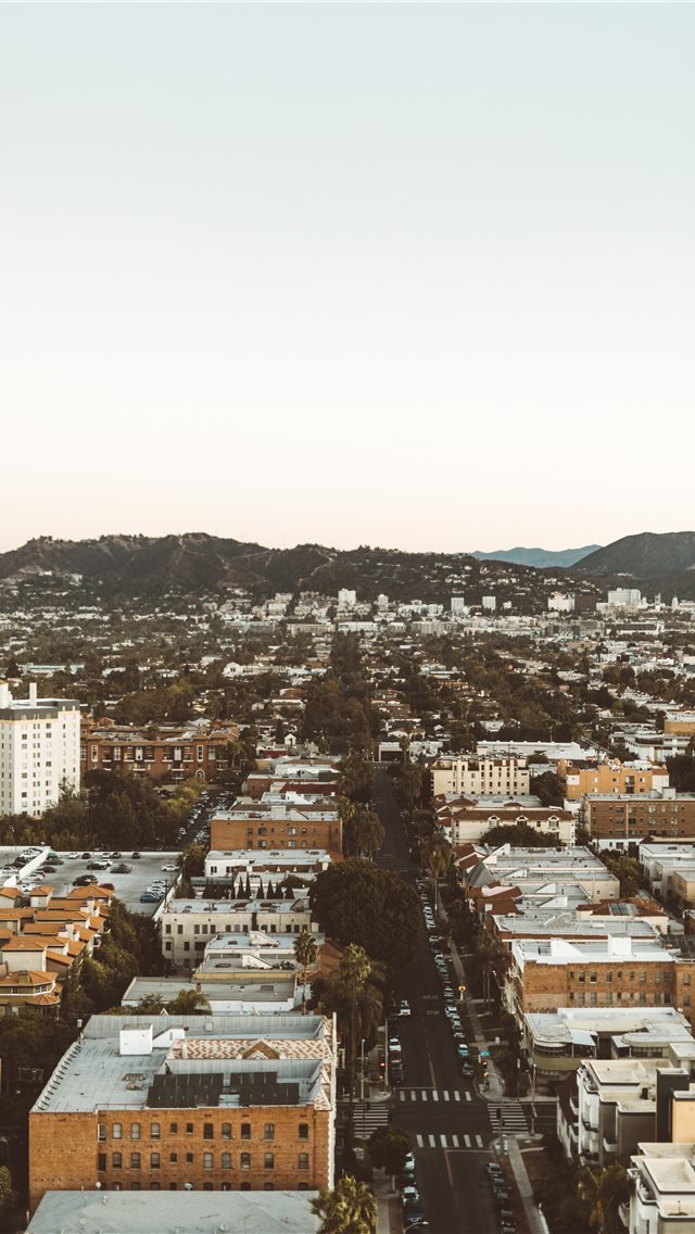 640x1136 Up High in the City - los angeles iPhone Wallpaper