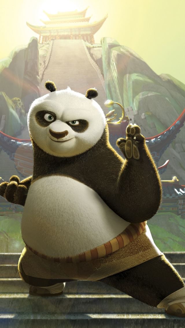 640x1136 Kung Fu Panda -  iPhone Wallpaper