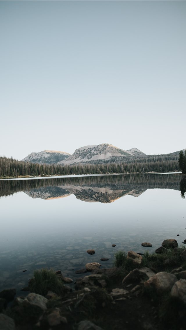 640x1136 Mirror Lake - sunrise iPhone Wallpaper