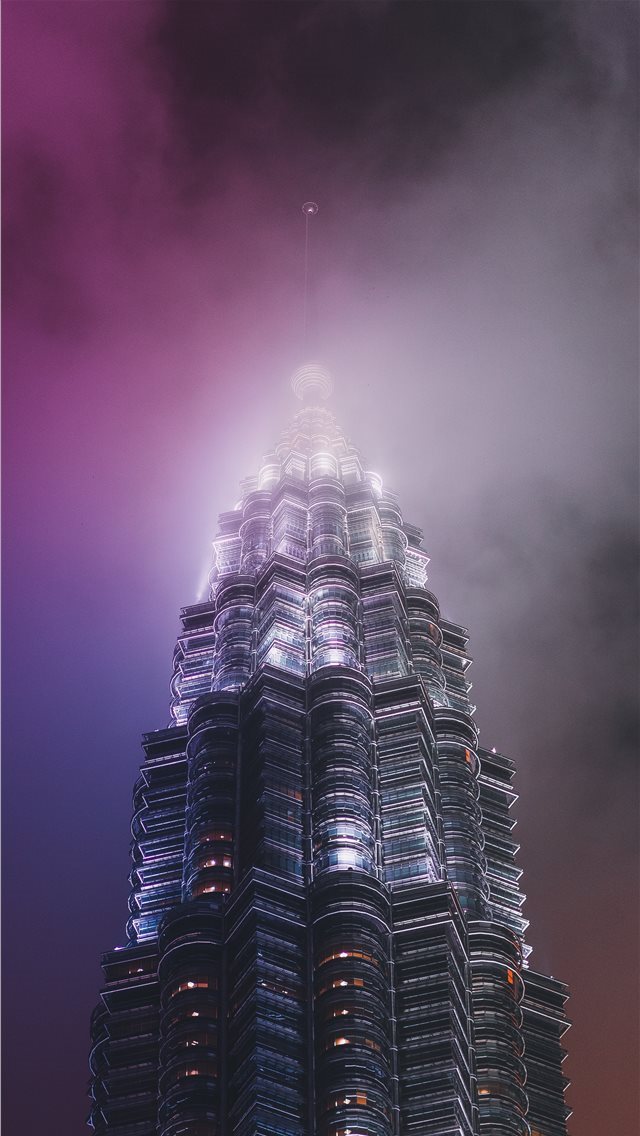 640x1136 Tower of Clouds - kuala lumpur iPhone Wallpaper