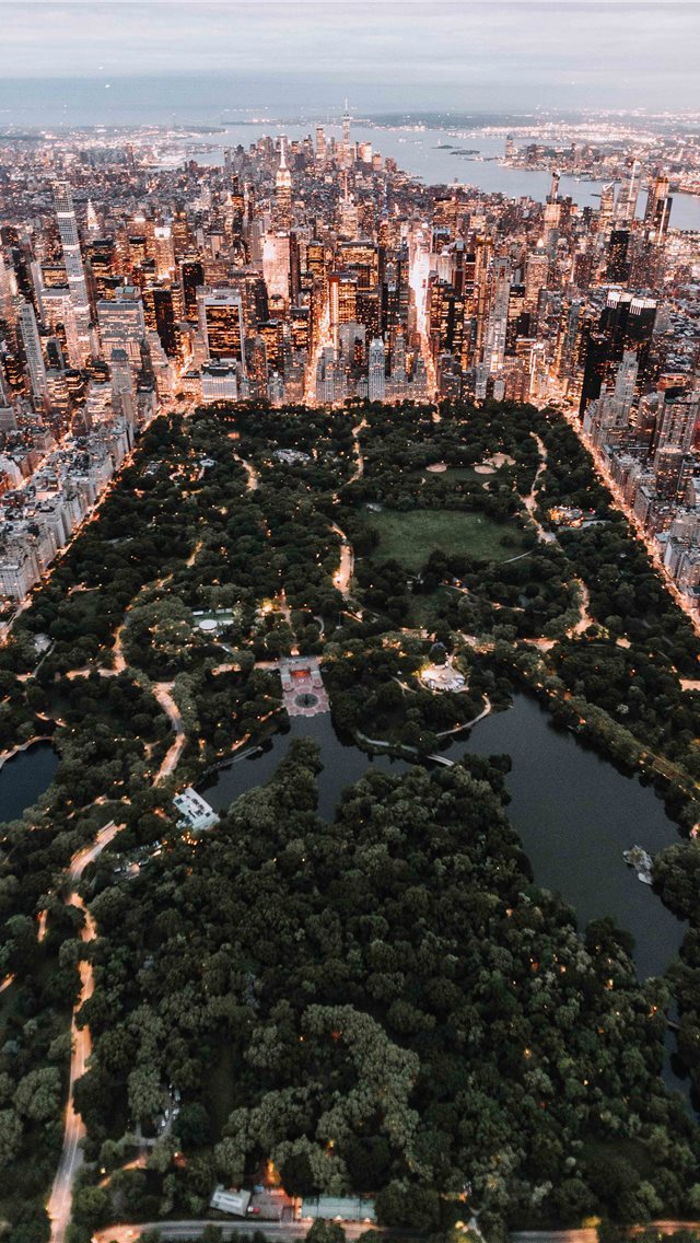 640x1136 Central Park from above   New York City -  iPhone Wallpaper