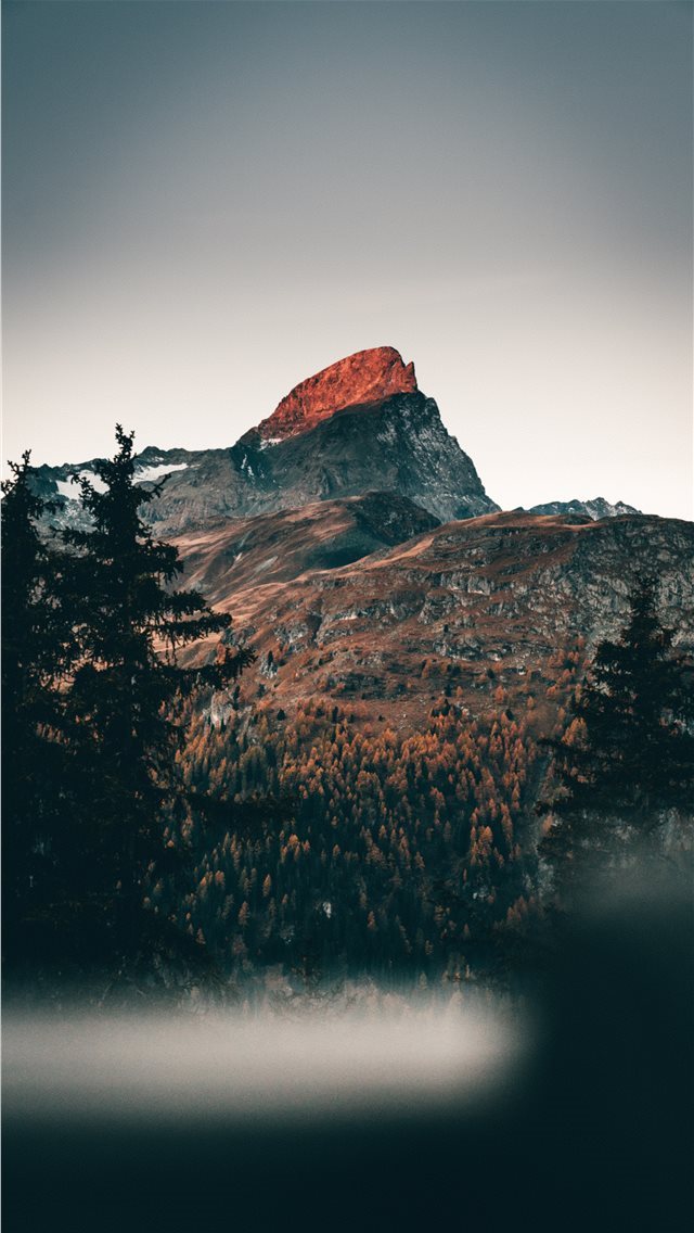 640x1136 cold mornings in the mountains - mountain iPhone Wallpaper