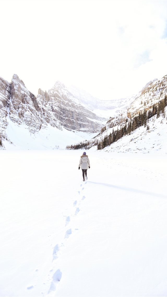 640x1136 Snow face  - lake louise iPhone Wallpaper