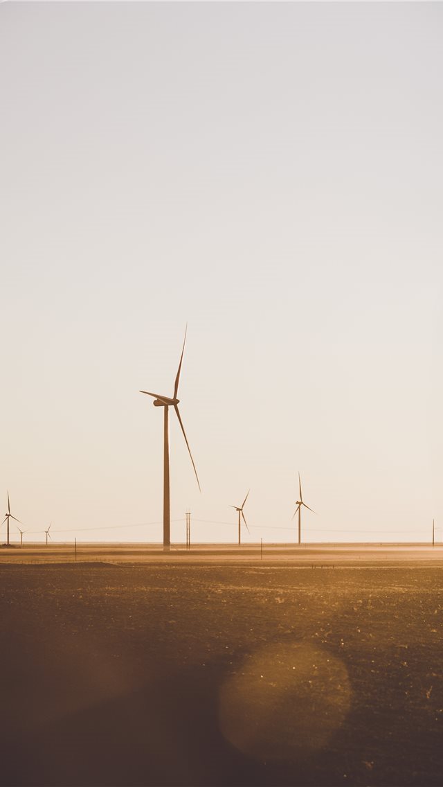 640x1136 field of wind mill - colorado iPhone Wallpaper