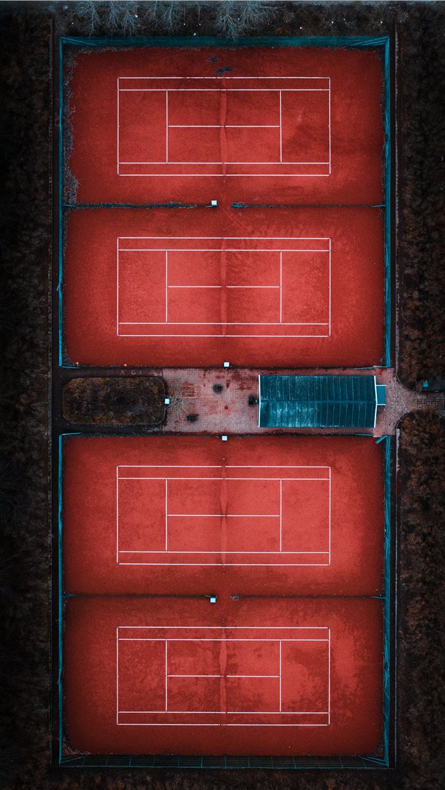 red court illustration iPhone wallpaper 