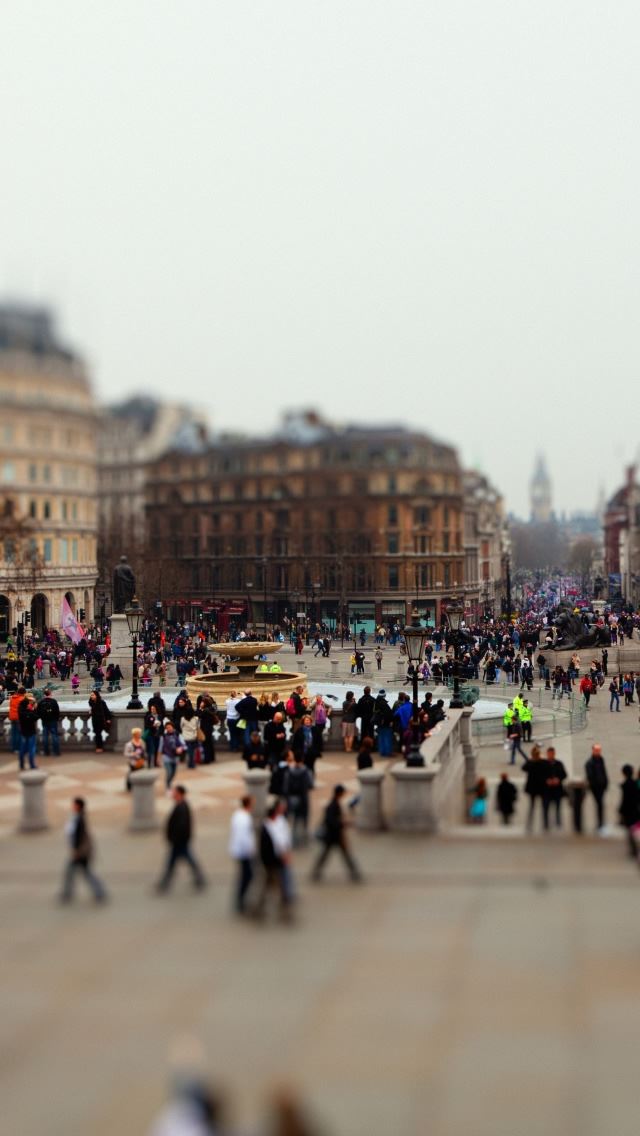 640x1136 Tilt Shift London - shift iPhone Wallpaper
