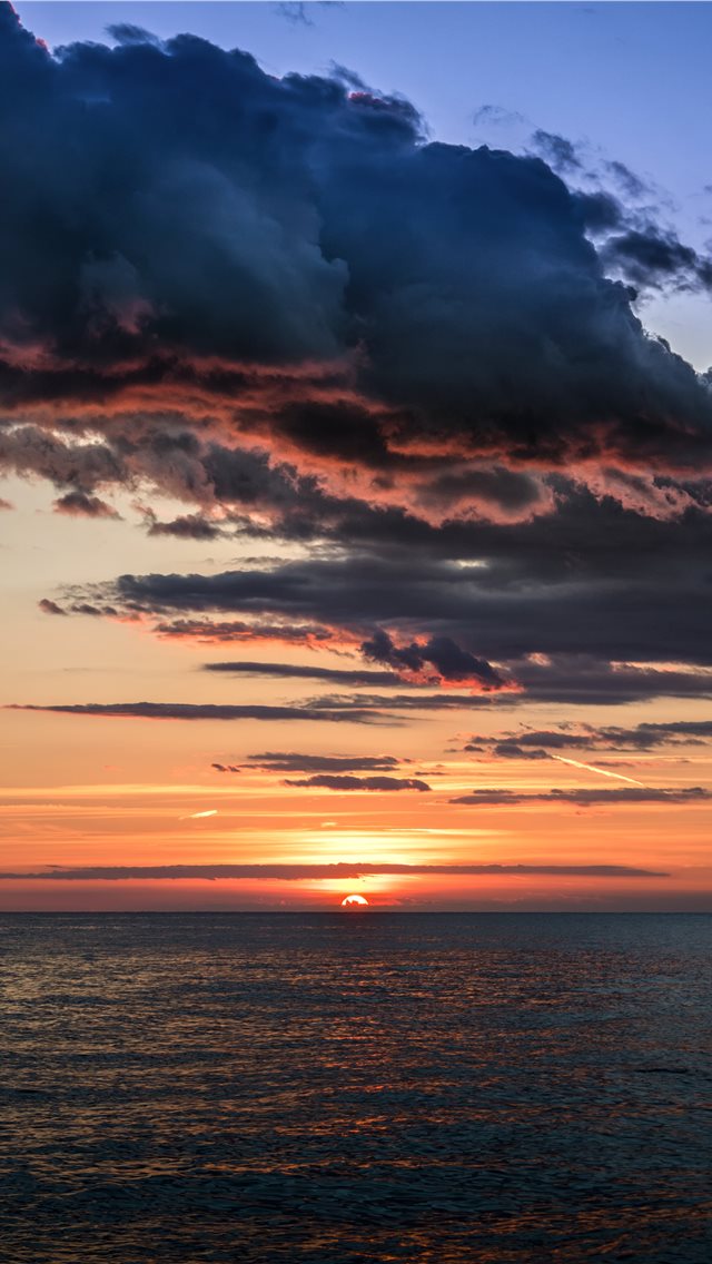 Tropical Sunset   Croatia iPhone wallpaper 