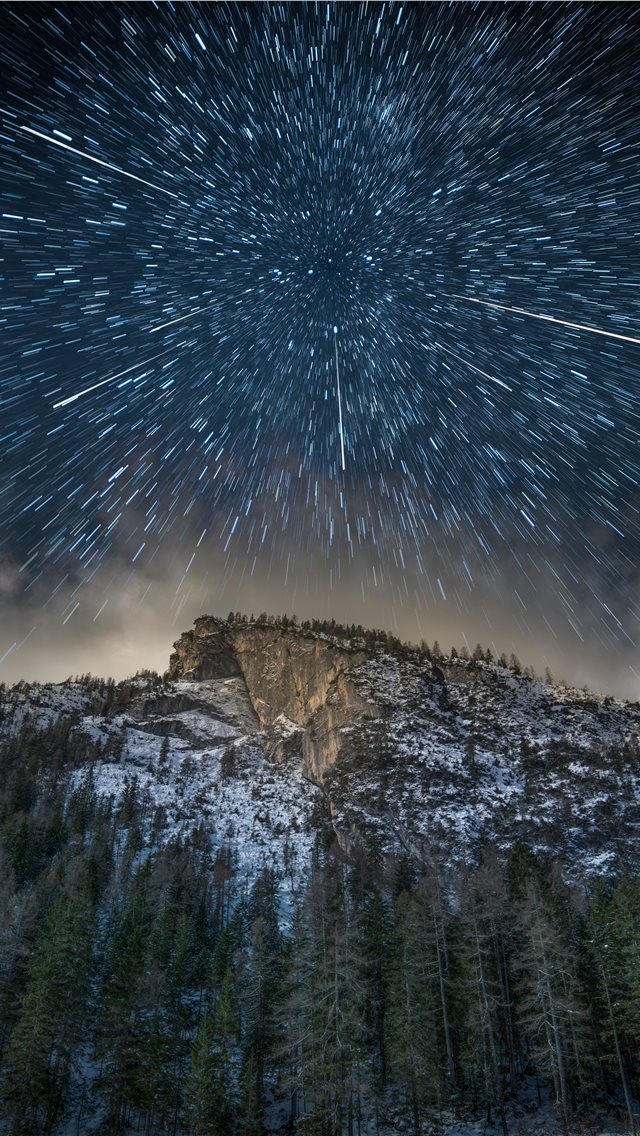 Stars Fireworks iPhone wallpaper 