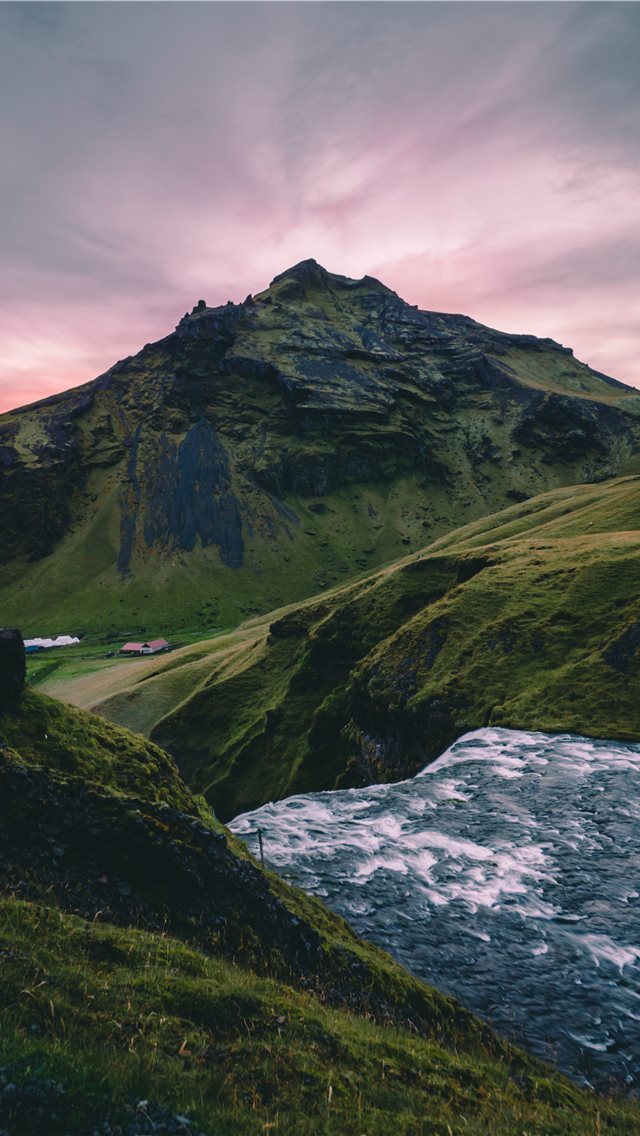 640x1136 Skògafoss - iceland iPhone Wallpaper