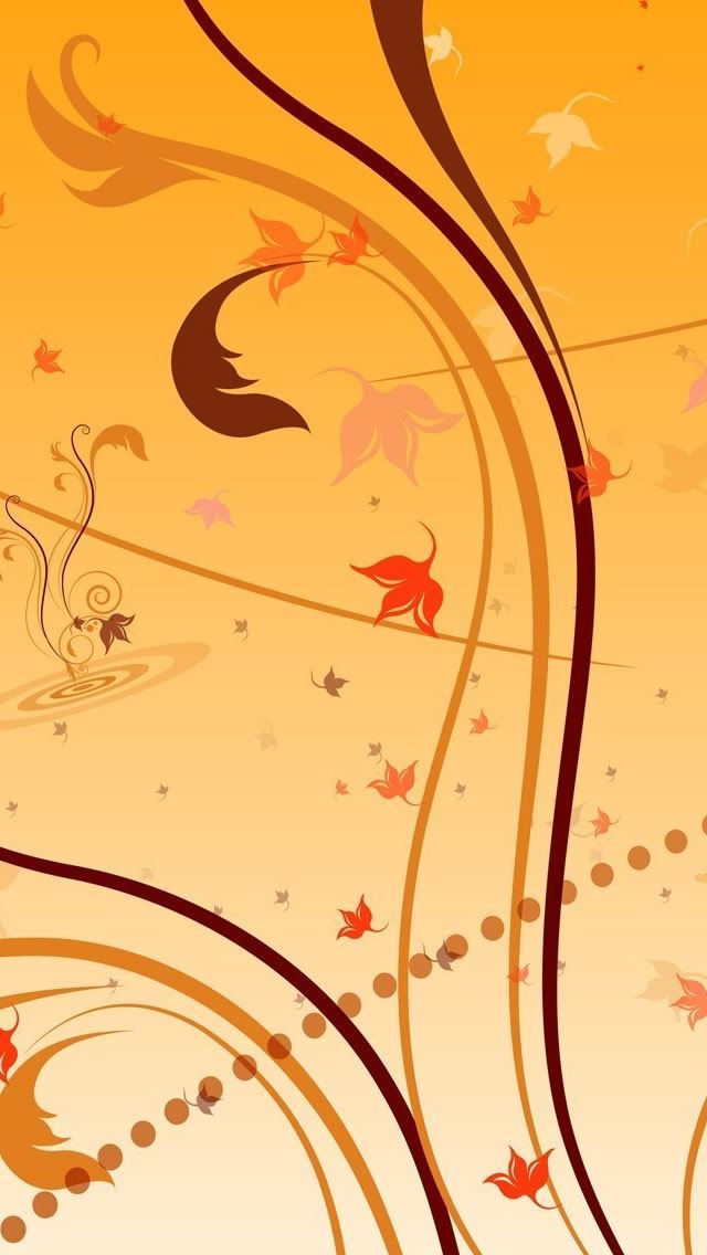 640x1136 Autumn Leaves - branch iPhone Wallpaper