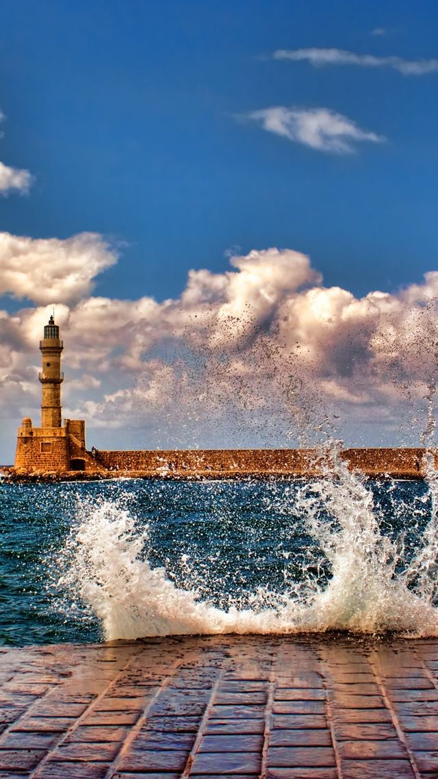 640x1136 Splashing Waves - waves iPhone Wallpaper