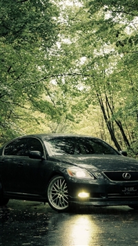 Lexus In The Rain wallpaper