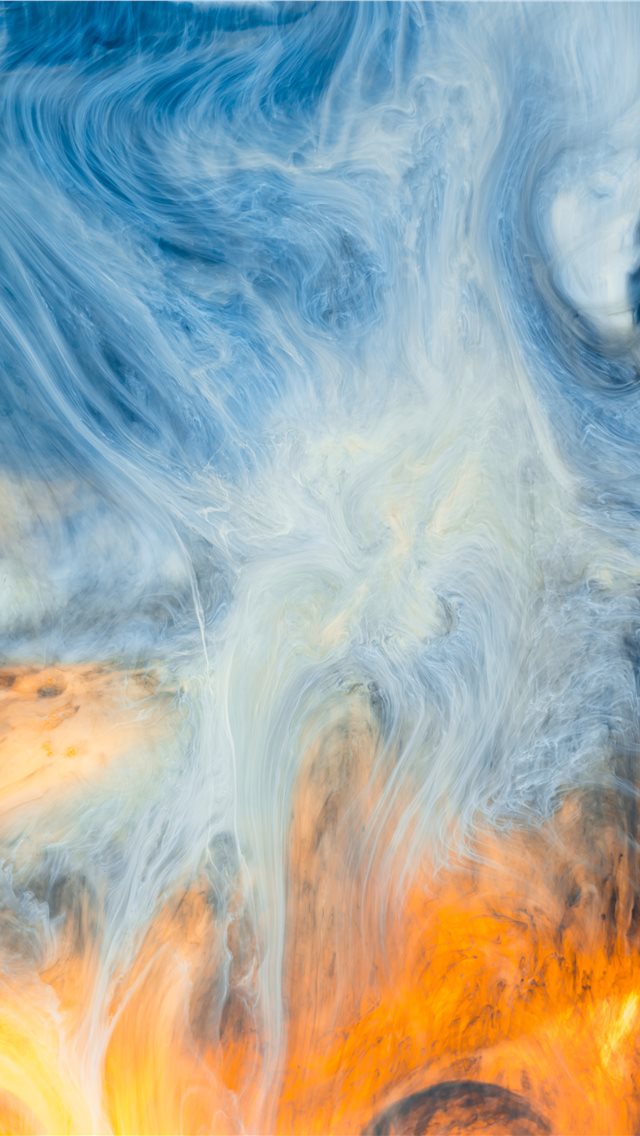 Acrylic paint abstract photo 2 iPhone wallpaper 
