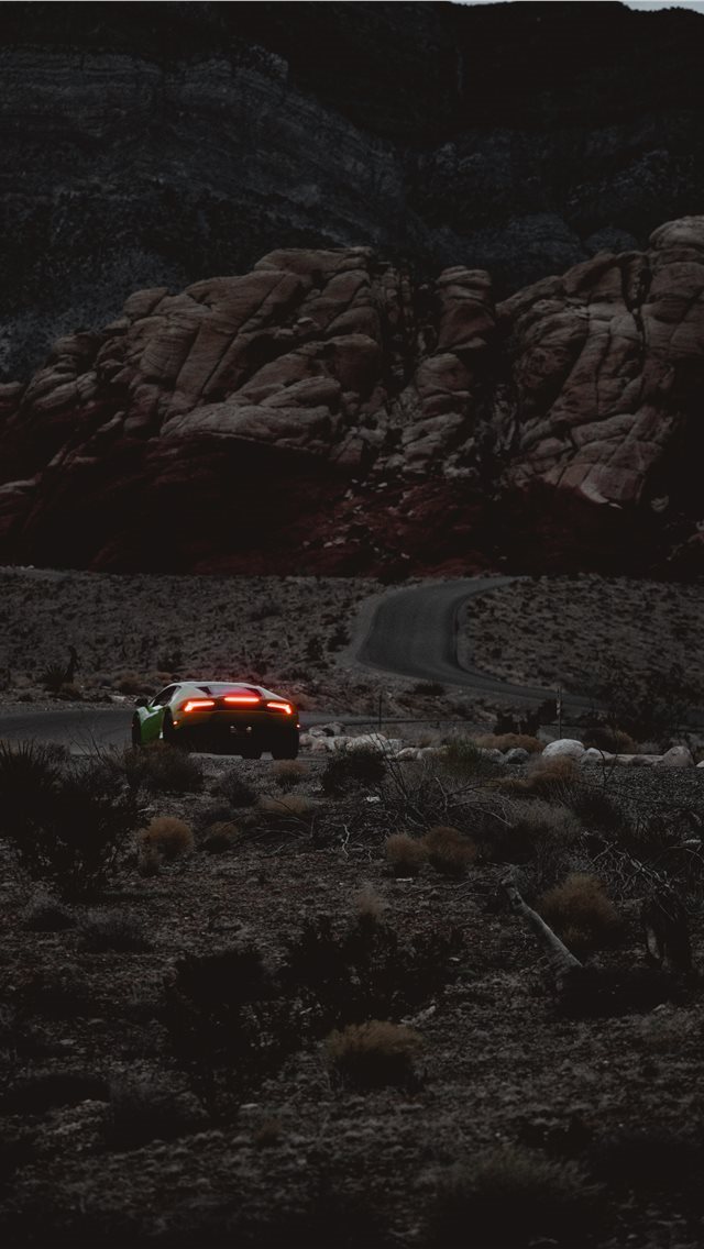 640x1136 red rock canyon  las vegas - dirt road iPhone Wallpaper