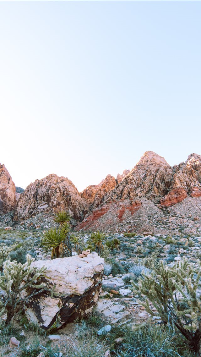 640x1136 Glowing Cliffs - wilderness iPhone Wallpaper