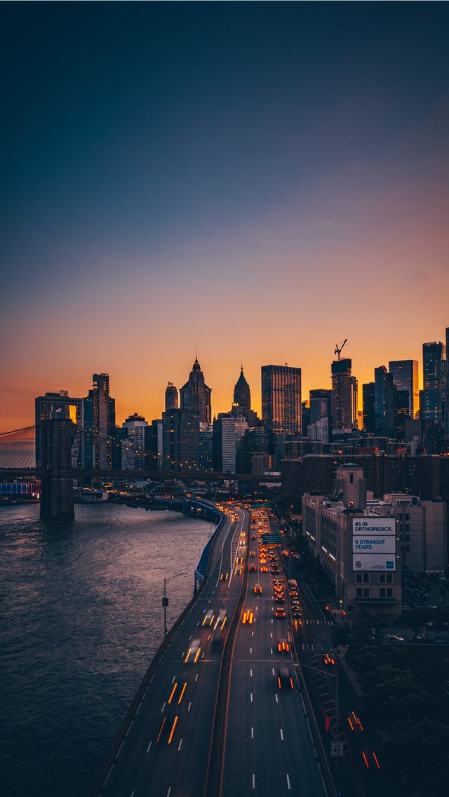Manhattan Bridge  New York  United States iPhone wallpaper 