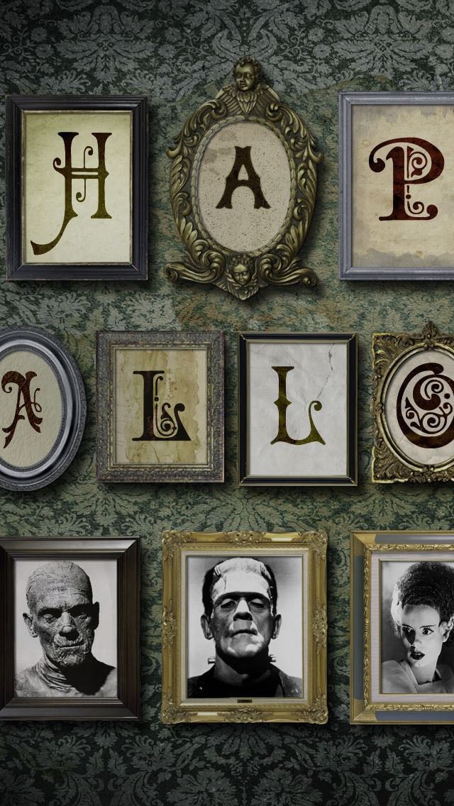 640x1136 Halloween Monsters 2 -  iPhone Wallpaper
