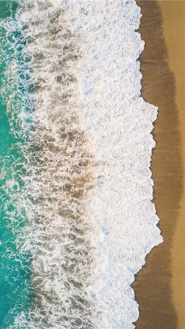 640x1136 Wave after wave  - sand iPhone Wallpaper