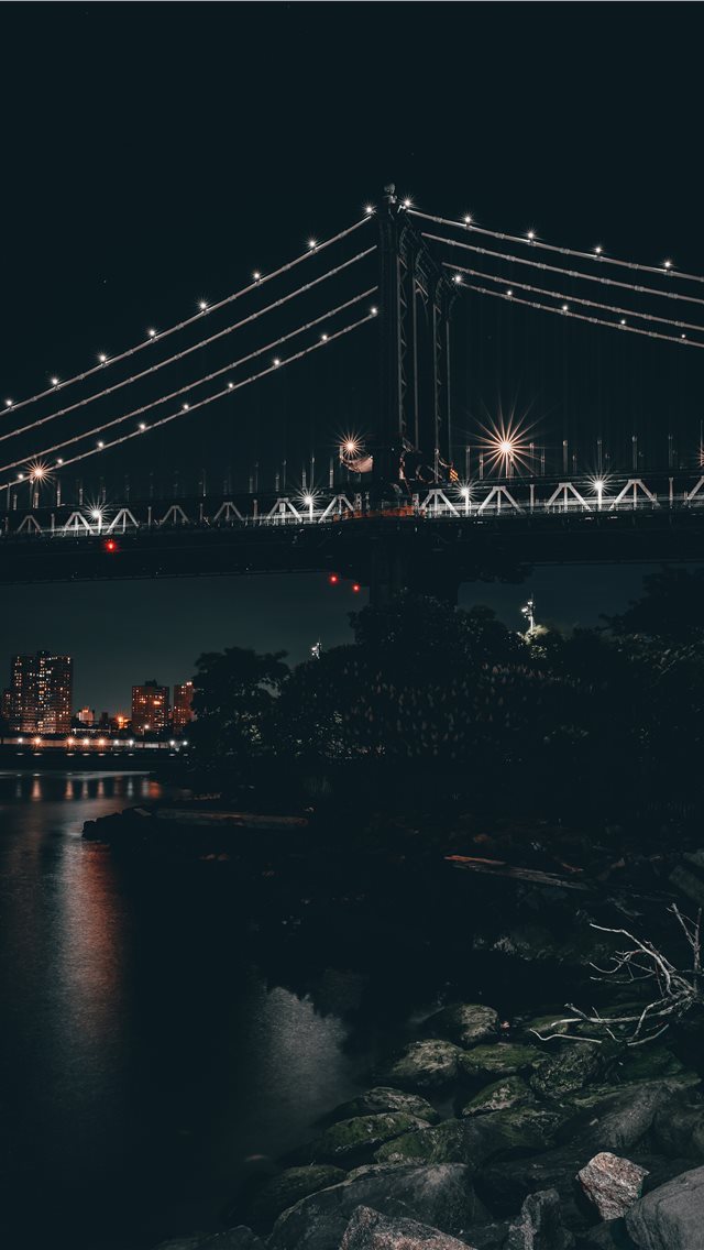 640x1136 Dumbo  Brooklyn  United States - suspension bridge iPhone Wallpaper